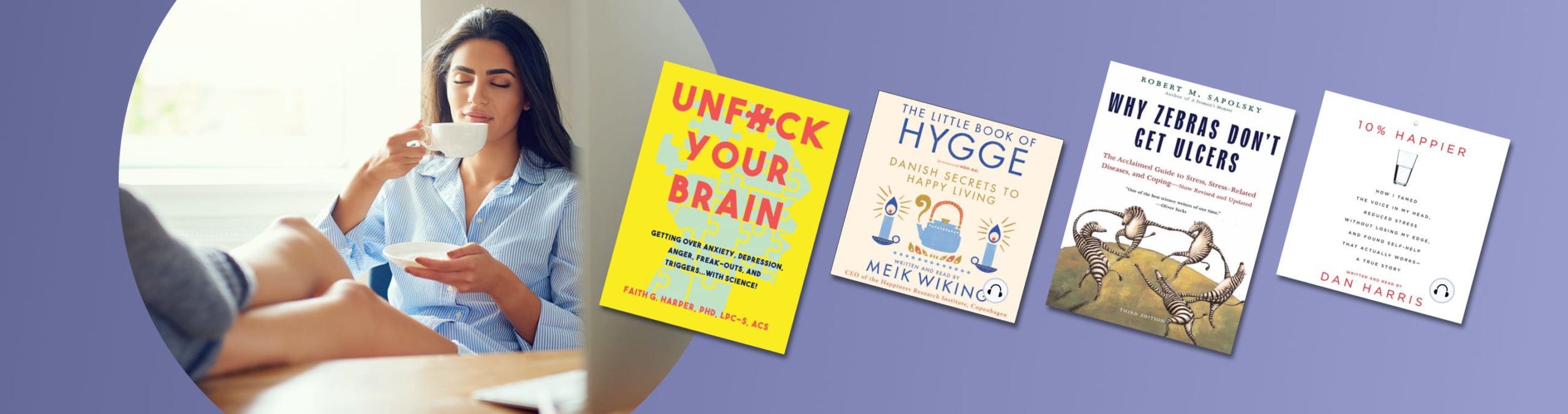 8 empowering books to help you de-stress