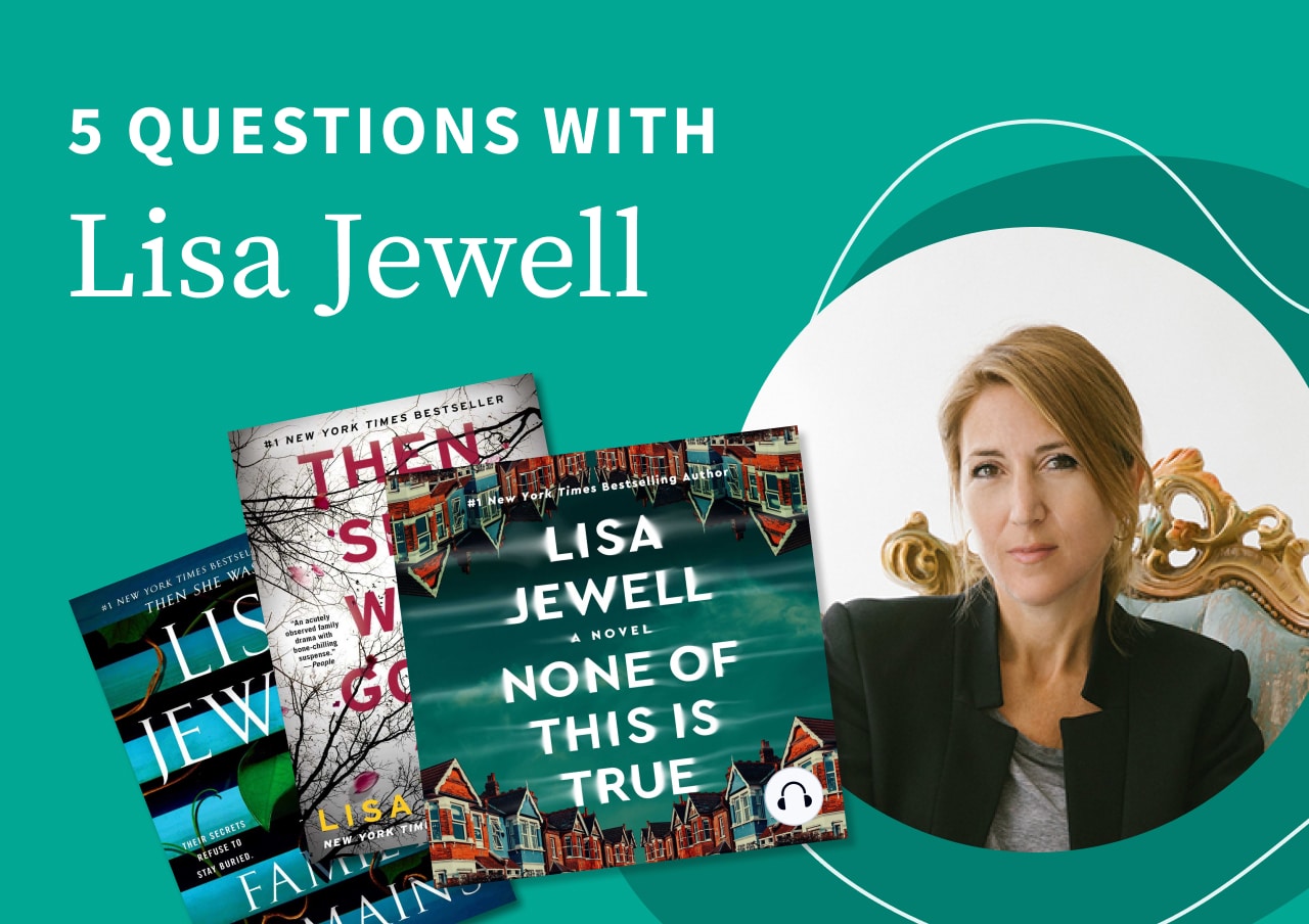 5 questions with Lisa Jewell