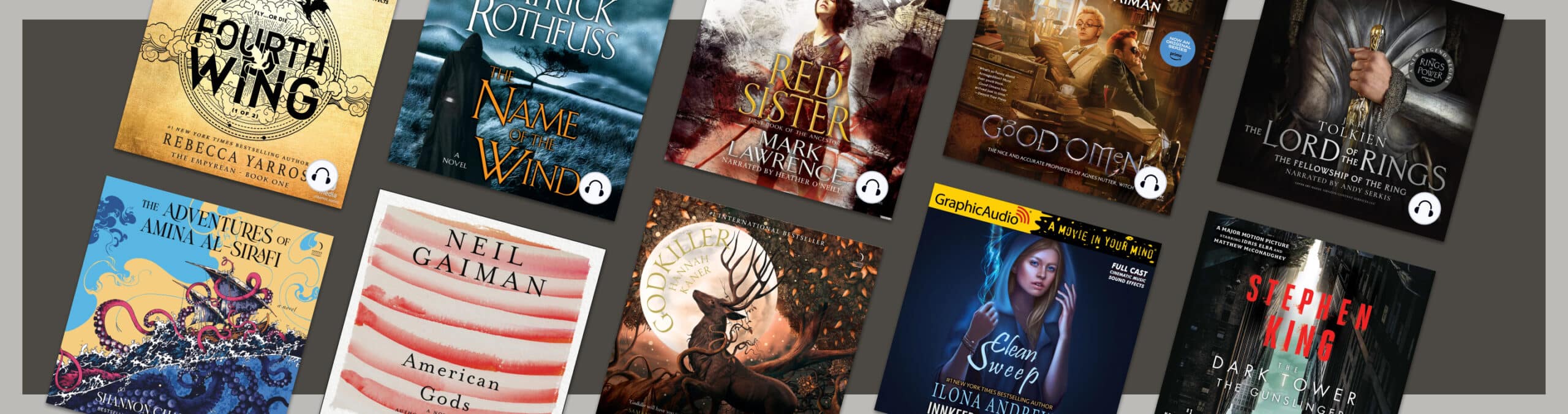 18 of the best fantasy audiobooks